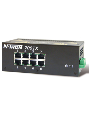 Công tắc chuyển mạch Ethernet công nghiệp 708TX N-Tron Redlion - 708TX Redlion Vietnam