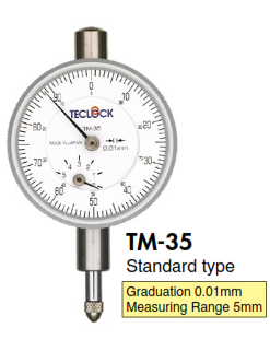 Đồng hồ so dải đo nhỏ TM-35 / TM-34 / TM-36 / TM-37 Teclock