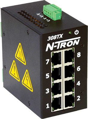 N-Tron 300 Unmanaged Switches - N tron 300 Red lion