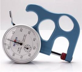 Đồng hồ đo độ dày vật liệu dạng cơ hãng Teclock