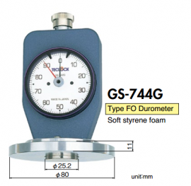 GS-744G Đồng hồ đo độ cứng xốp, mút mềm Teclock Vietnam