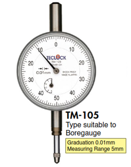 TM-105 / TM-105W  Đồng hồ so Teclock - Teclock VietNam
